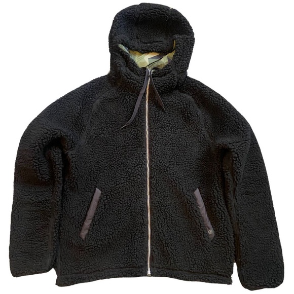 Rag & Bone Men’s Hooded Sherpa Puffer Jacket - Picture 2 of 10